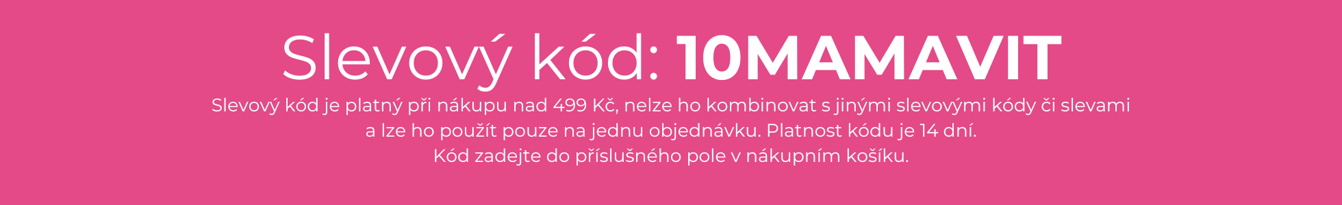 slevový kód mamavit